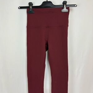 ❤️lululemon burgundy leggings